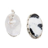 Navajo White Buffalo Turquoise Earrings