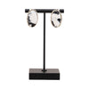 Navajo White Buffalo Turquoise Earrings
