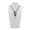 Navajo White Buffalo Turquoise Bolo