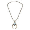 Navajo Golden Hill Turquoise Squash Blossom, Jewelry, Squash Blossom, Native