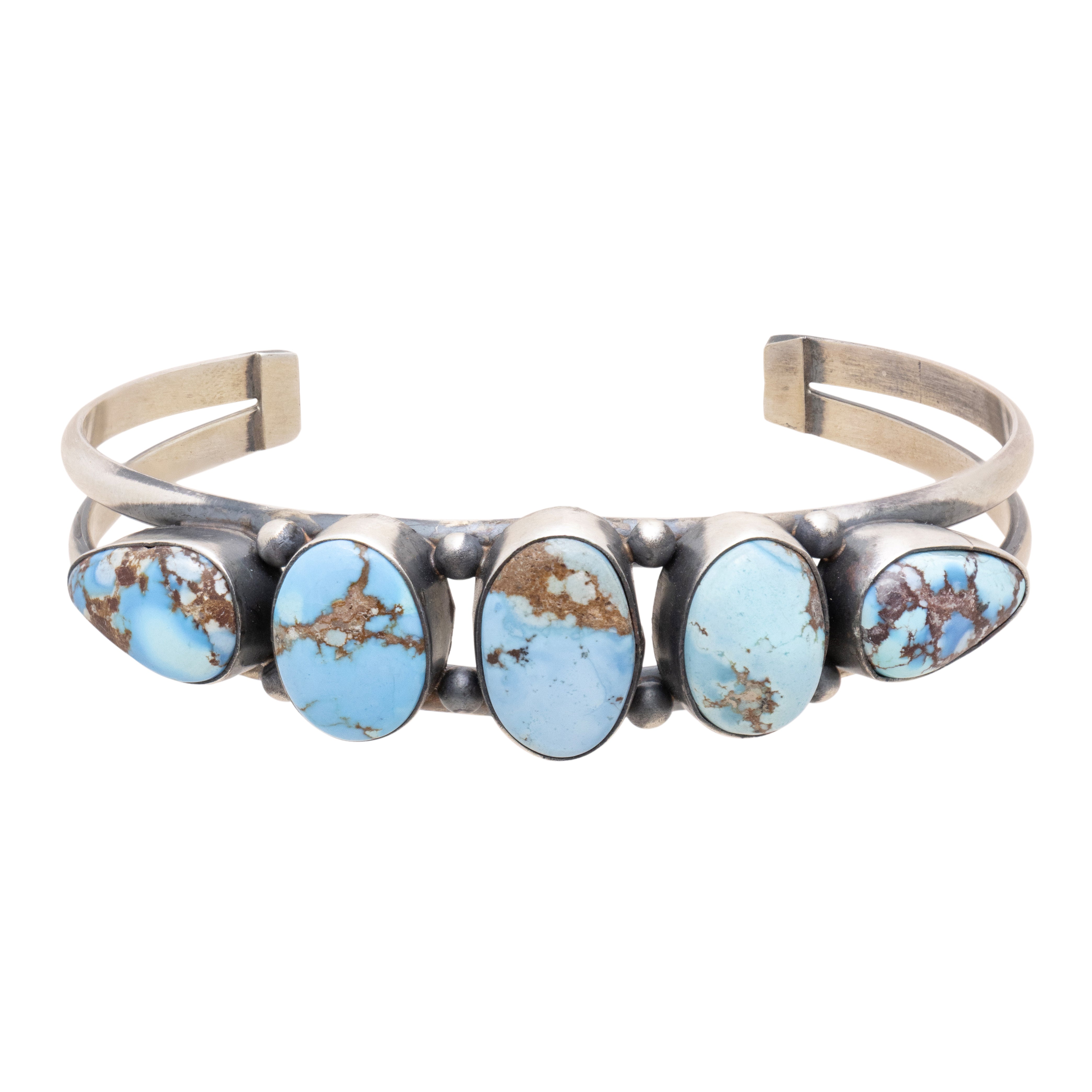 Navajo Golden Hill Turquoise Bracelet, Jewelry, Bracelet, Native