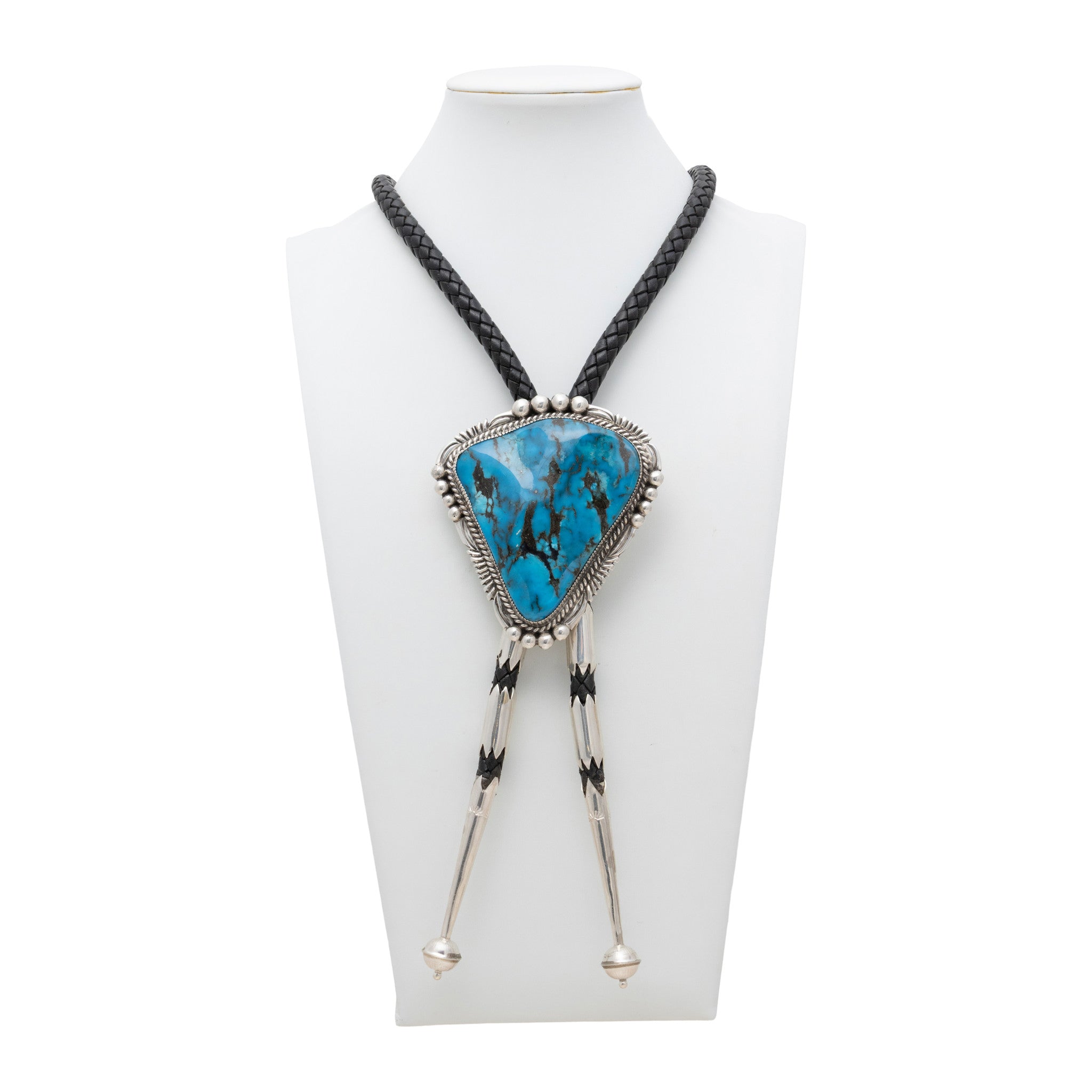 Large Navajo Turquoise Bolo