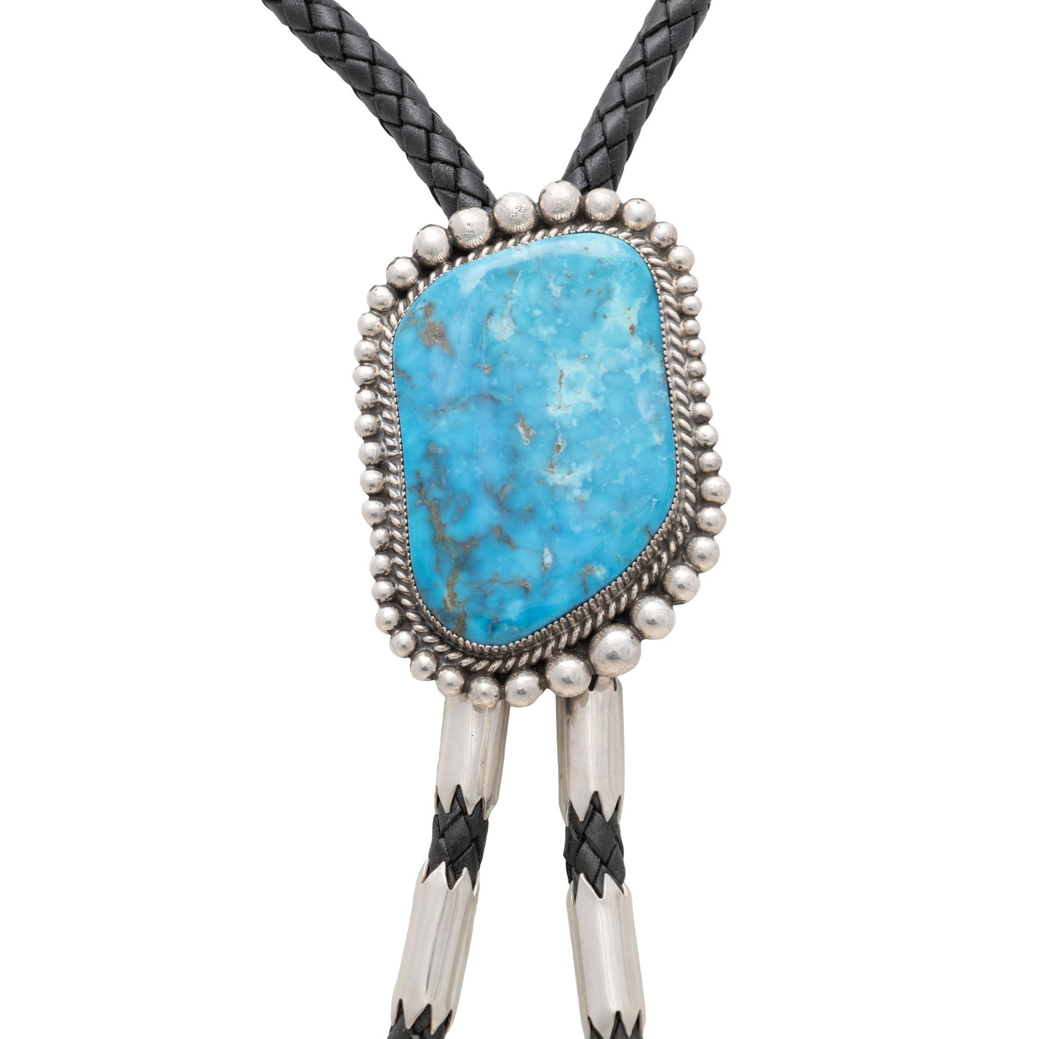 Large Navajo Turquoise Bolo
