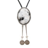 Navajo White Buffalo Turquoise Bolo, Jewelry, Bolo Necktie, Native