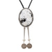 Navajo White Buffalo Turquoise Bolo, Jewelry, Bolo Necktie, Native