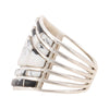 Navajo White Buffalo Turquoise Ring