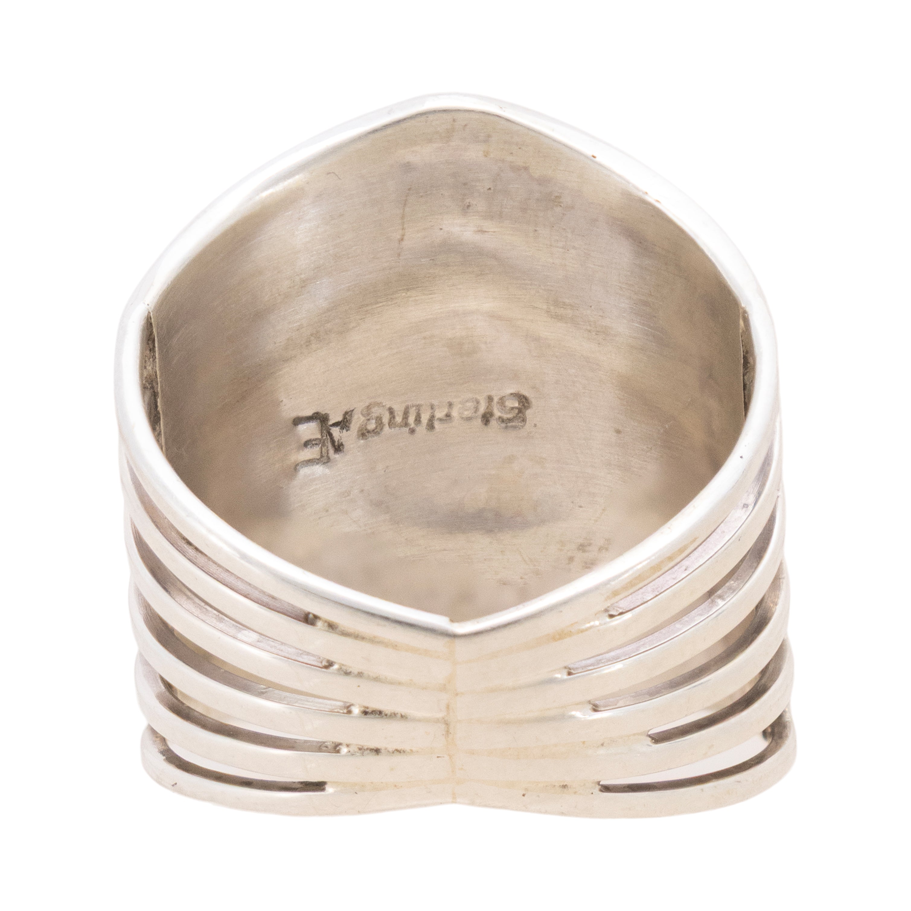Navajo White Buffalo Turquoise Ring