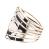Navajo White Buffalo Turquoise Ring