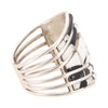Navajo White Buffalo Turquoise Ring