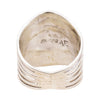 Navajo White Buffalo Turquoise Ring