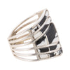 Navajo White Buffalo Turquoise Ring