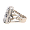 Navajo White Buffalo Turquoise Ring