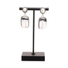 Navajo White Buffalo Turquoise Earrings