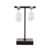 Navajo White Buffalo Turquoise Earrings