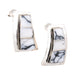 Navajo White Buffalo Turquoise Earrings, Jewelry, Earrings, Native