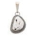 Navajo White Buffalo Turquoise Pendant, Jewelry, Necklace, Native