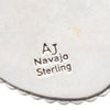 Navajo White Buffalo Turquoise Pendant