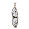 Navajo White Buffalo Turquoise Pendant, Jewelry, Necklace, Native