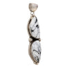 Navajo White Buffalo Turquoise Pendant