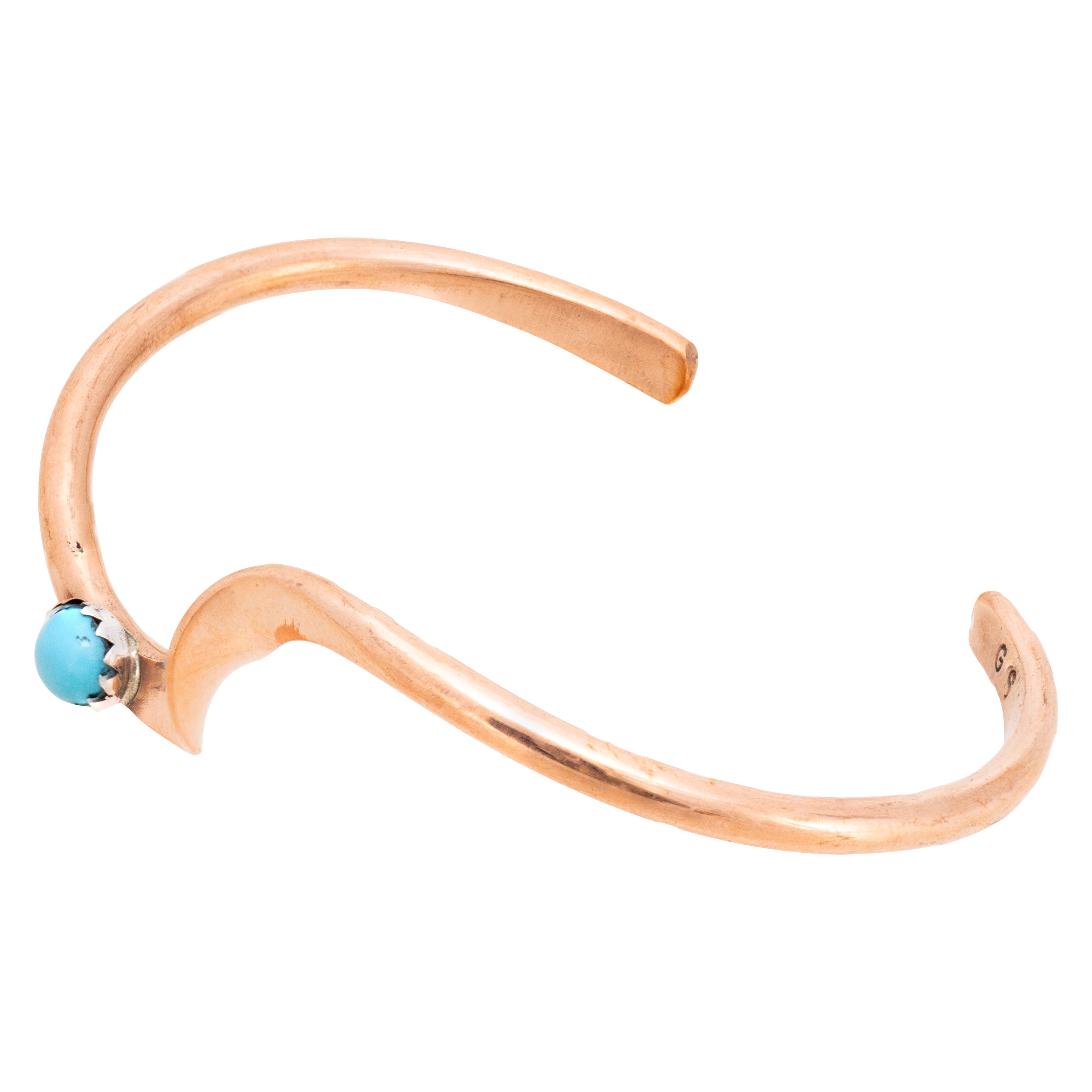 Navajo Copper and Turquoise Bracelet