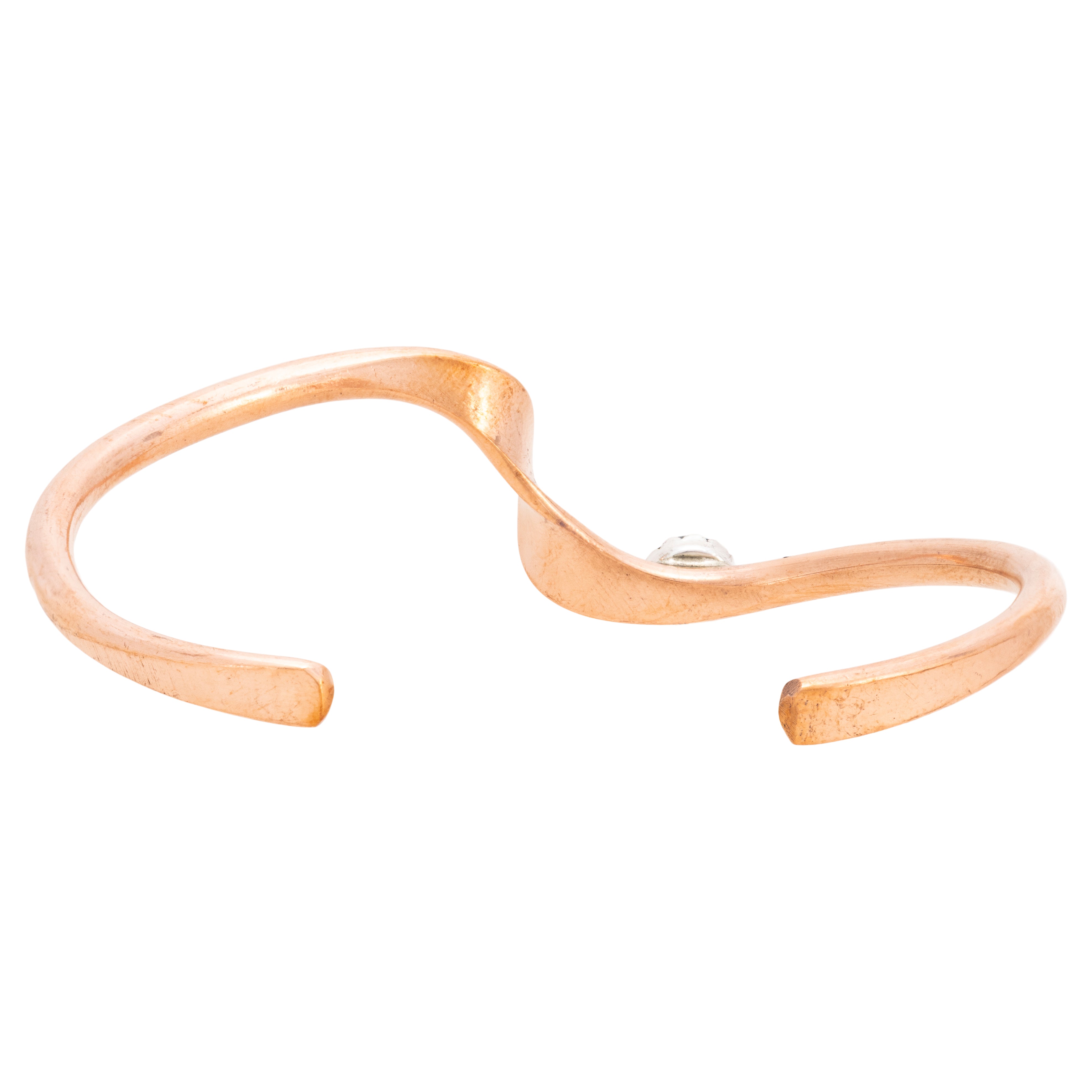 Navajo Copper and Turquoise Bracelet
