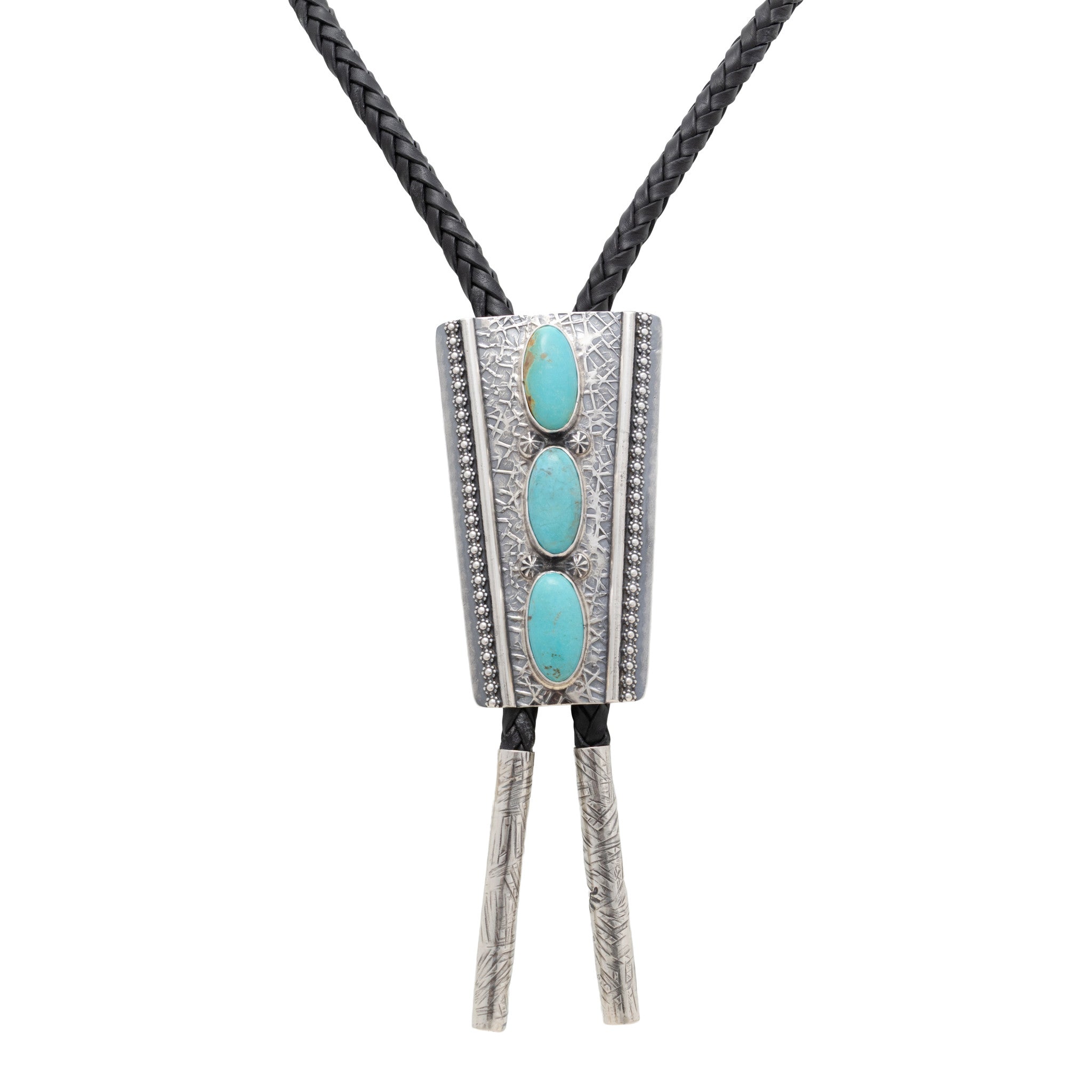 Navajo Turquoise Bolo, Jewelry, Bolo Necktie, Native