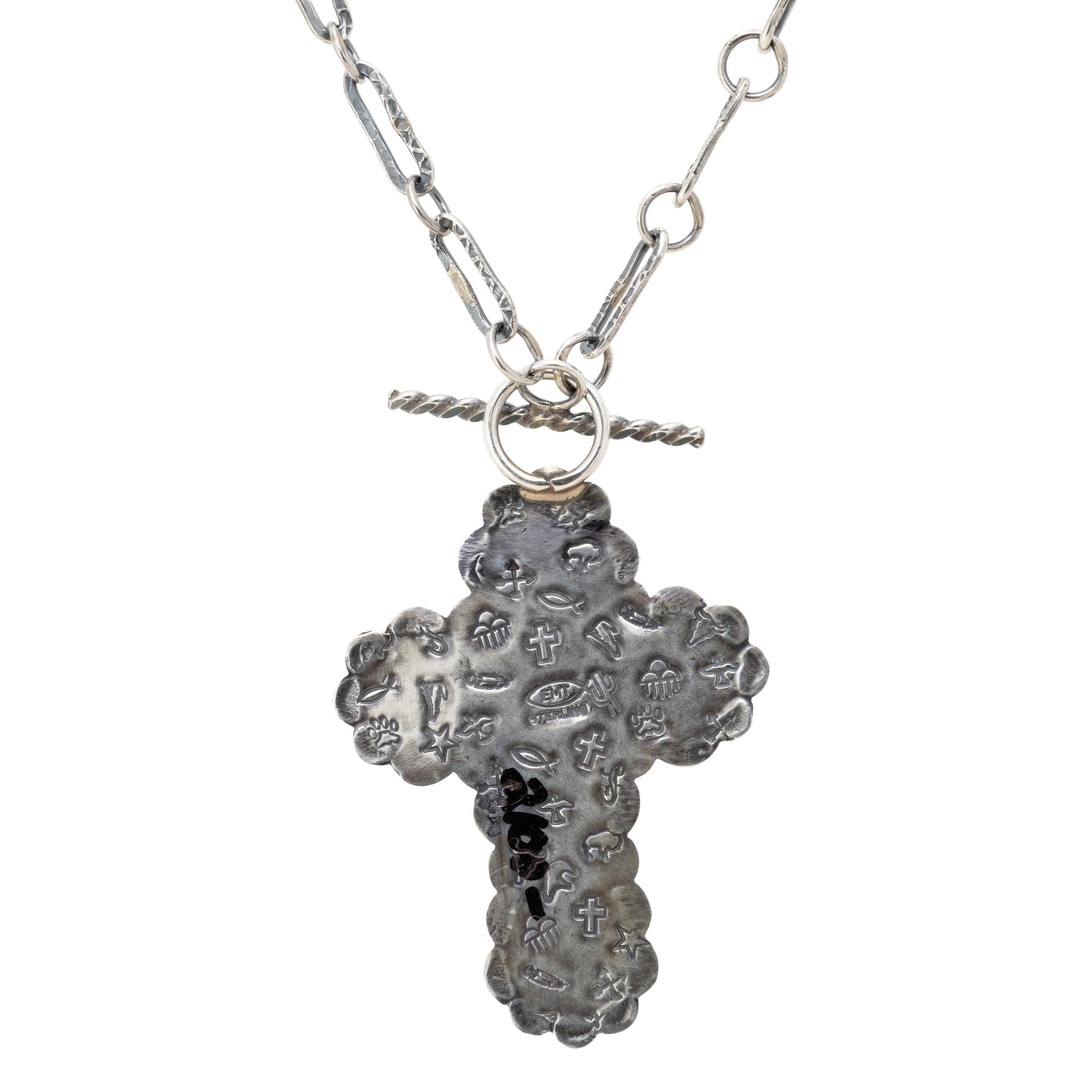 Navajo Turquoise Cross Necklace