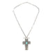 Navajo Turquoise Cross Necklace, Jewelry, Necklace, Native