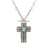 Navajo Turquoise Cross Necklace
