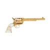 Gold Plated Cattle Brand Engraved Colt Single Action Army Revolver