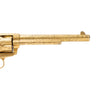 Gold Plated Cattle Brand Engraved Colt Single Action Army Revolver