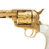 Gold Plated Cattle Brand Engraved Colt Single Action Army Revolver