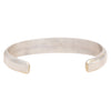 Navajo White Buffalo Turquoise Bracelet
