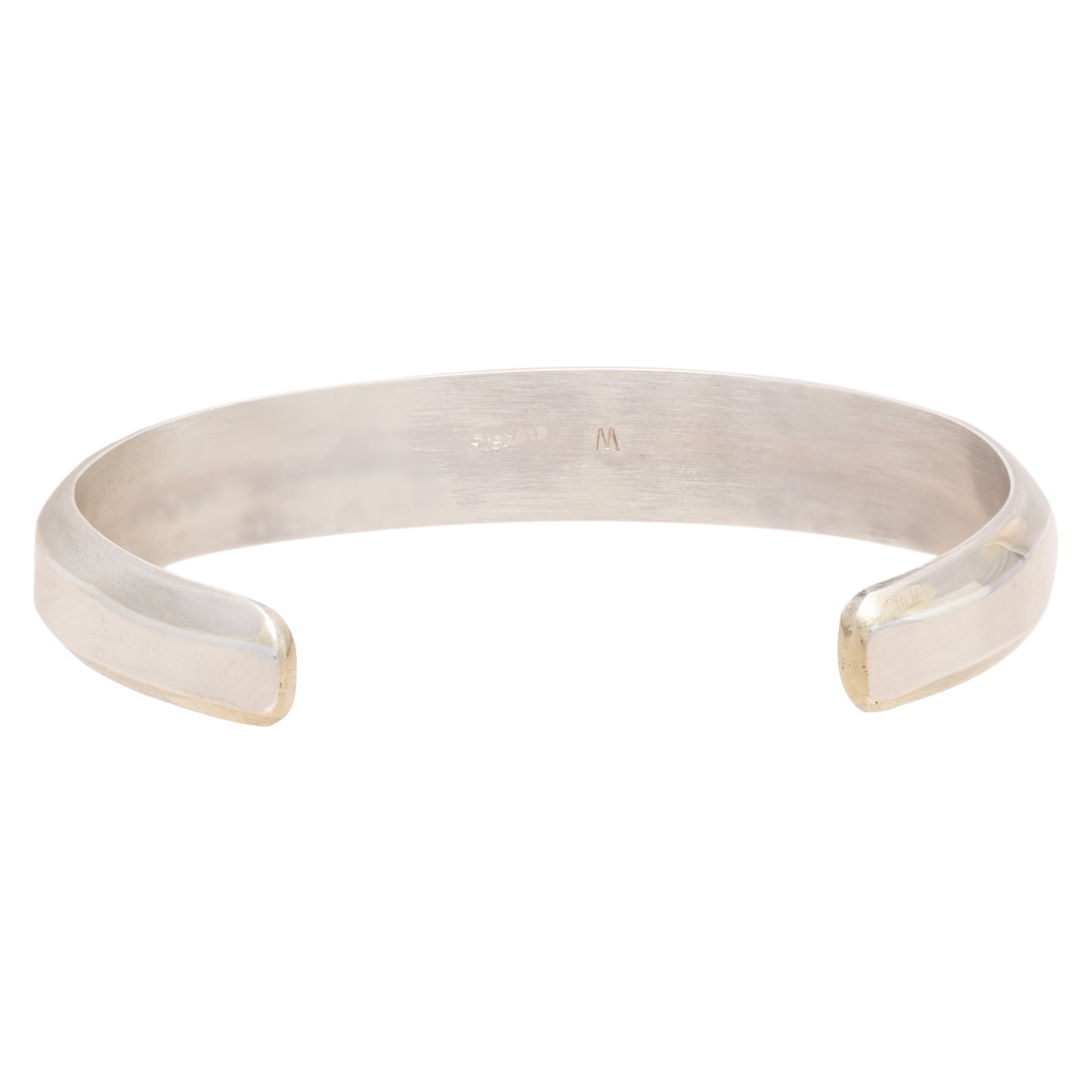 Navajo White Buffalo Turquoise Bracelet