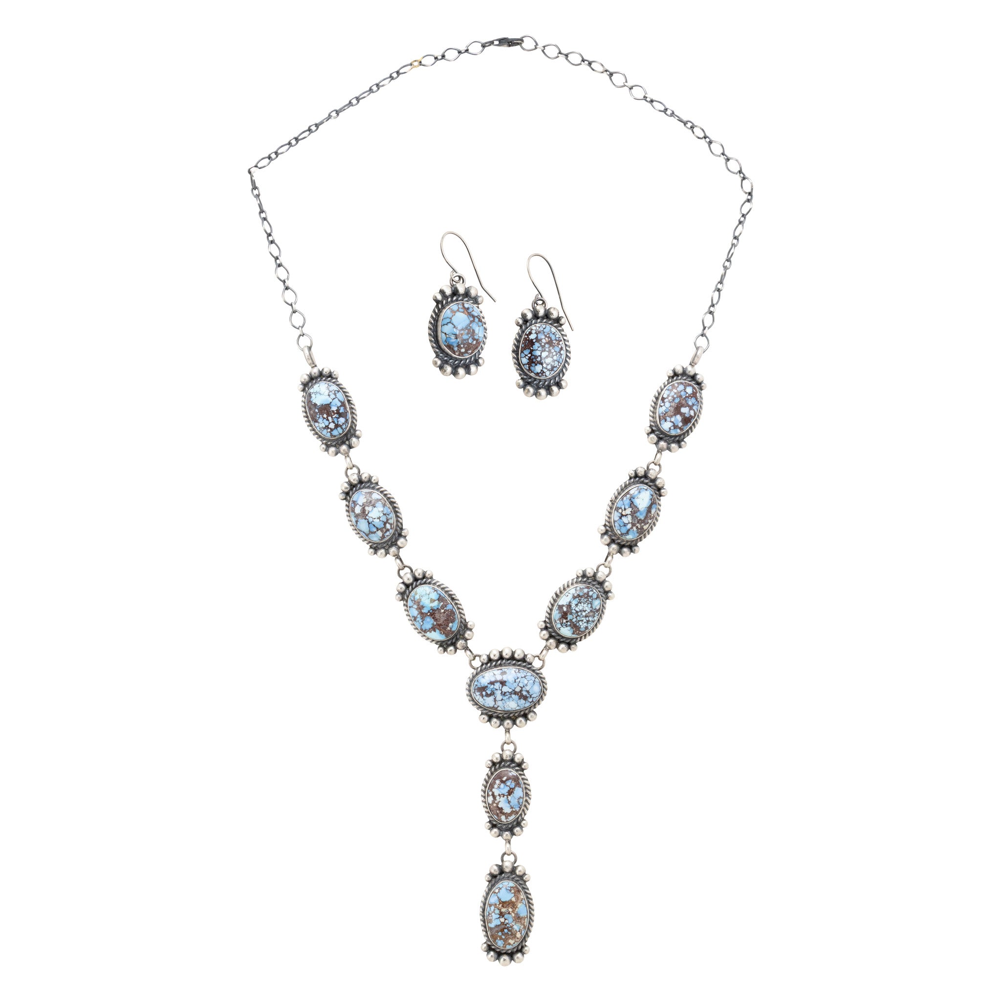 Golden Hill Turquoise Necklace Set, Jewelry, Necklace, Native