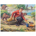 Crashing the Party by Hy Hintermeister, Fine Art, Painting, Sporting