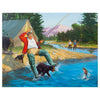 In the Air by Robert Berran, Fine Art, Painting, Sporting