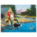 In the Air by Robert Berran, Fine Art, Painting, Sporting
