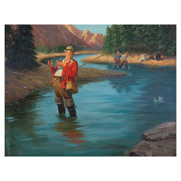 Off to a Bad Start by Robert Berran, Fine Art, Painting, Sporting