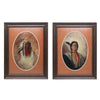 Pair of Indian Portraits, Fine Art, Painting, Native American
