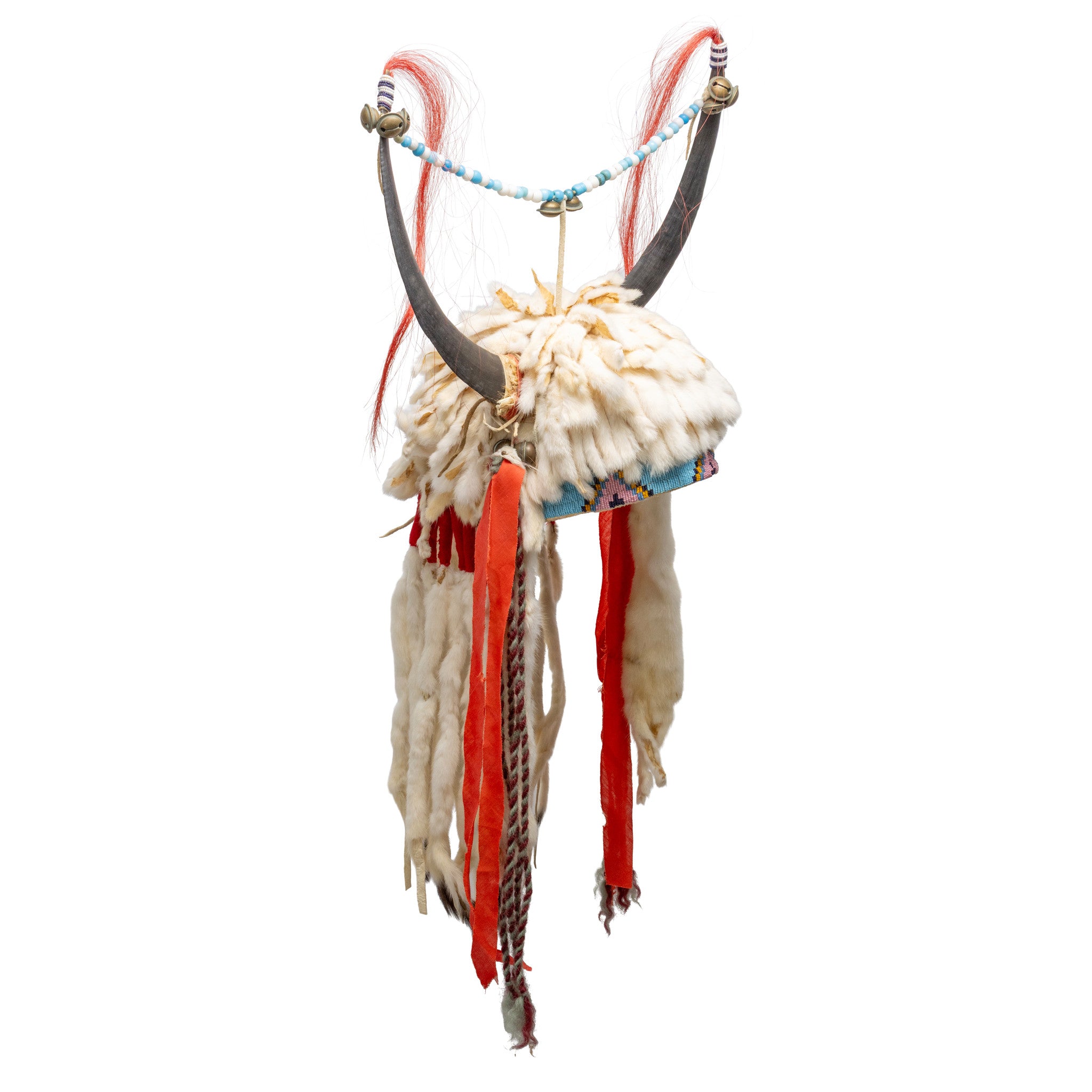 Blackfeet Split Horn Headdress