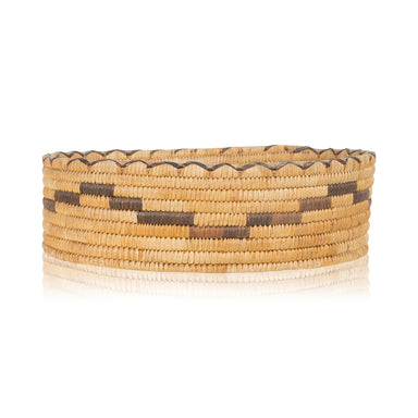 Papago Boat Basket, Native, Basketry, Vertical