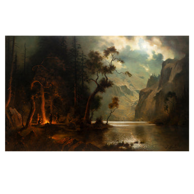 Last Camp Before the Divide by Greg Parker, Fine Art, Painting, Landscape
