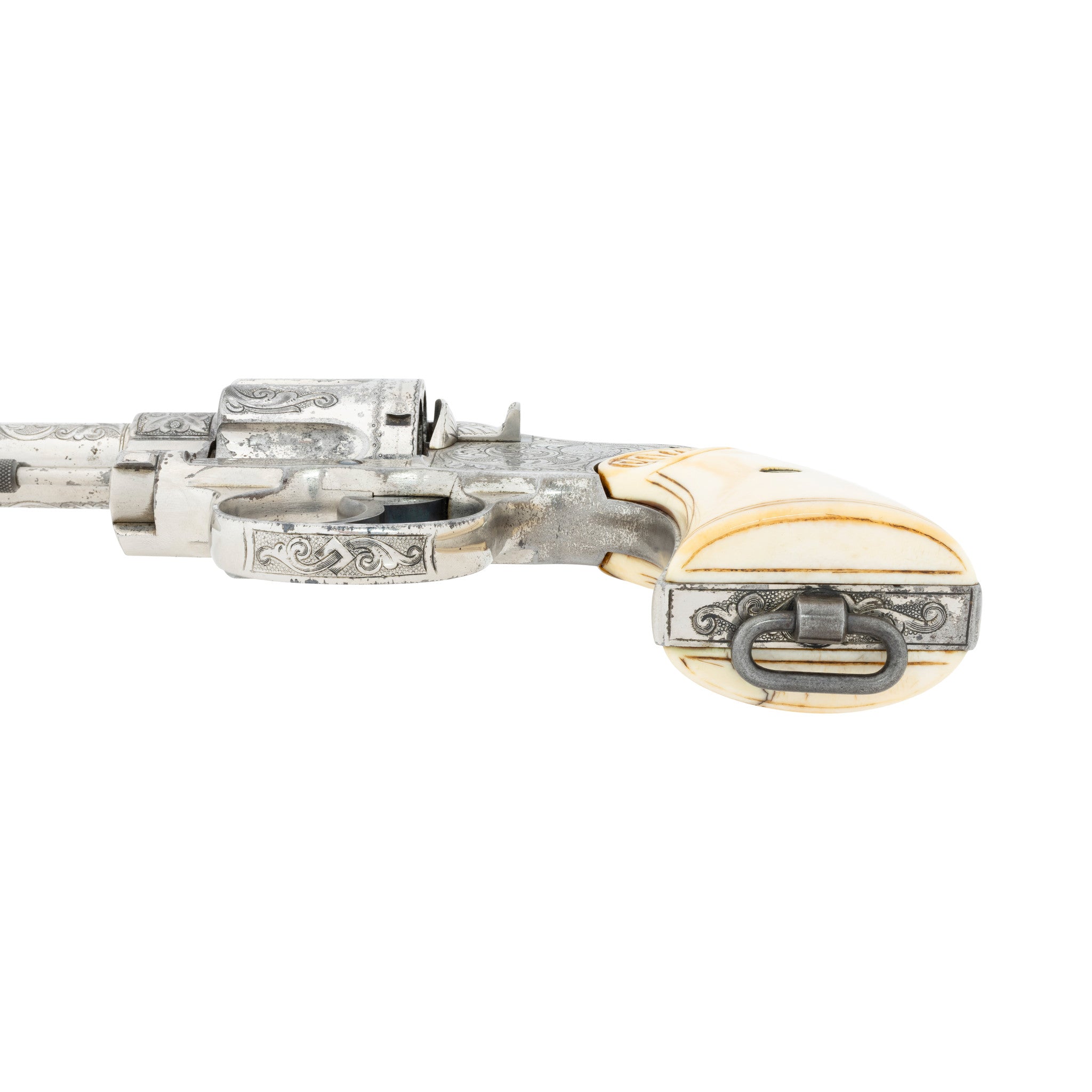Engraved Colt New Service Double Action Revolver
