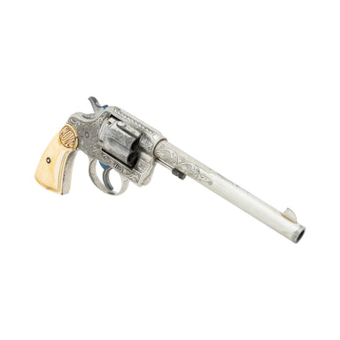Engraved Colt New Service Double Action Revolver, Firearms, Handgun, Revolver
