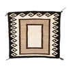 Navajo Two Grey Hills Saddle Blanket, Native, Weaving, Single Saddle Blanket
