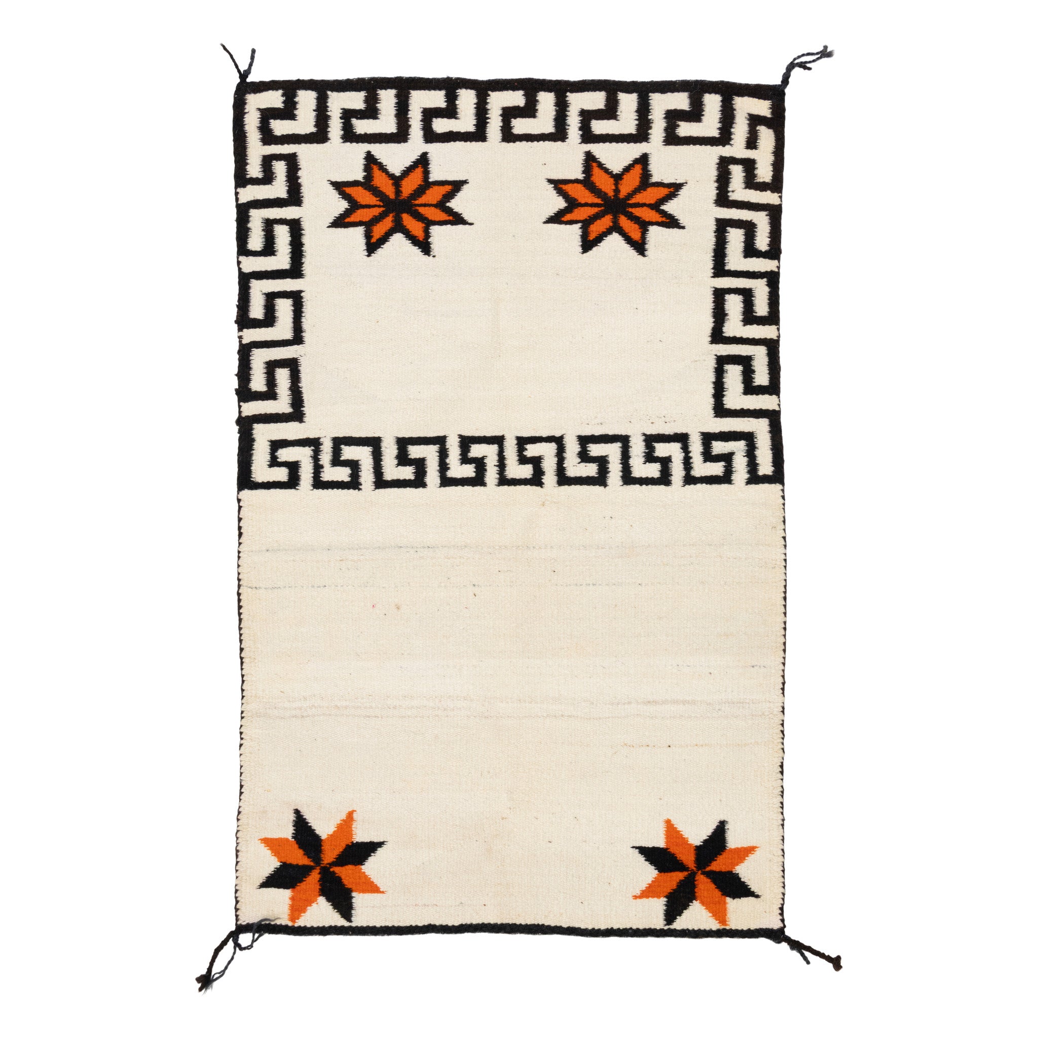 Navajo Crystal Double Saddle Blanket, Native, Weaving, Single Saddle Blanket