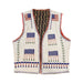 Sioux Patriotic Vest, Native, Garment, Vest
