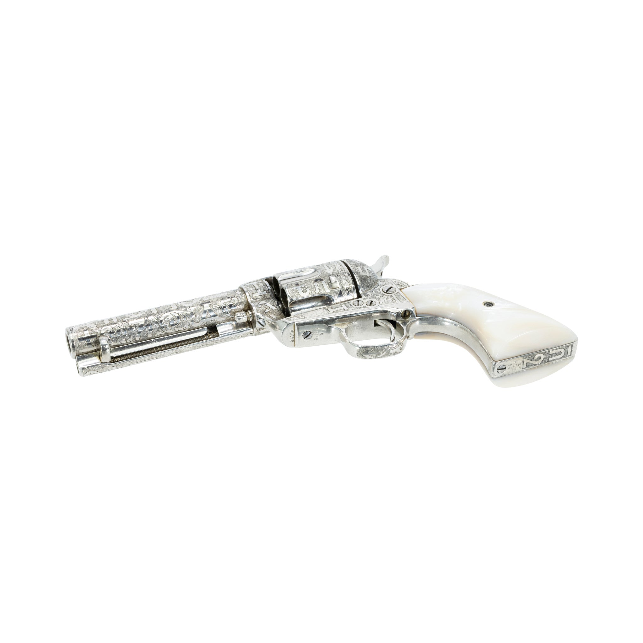 Colt Single Action Army .45 Cattle Brand Engraved