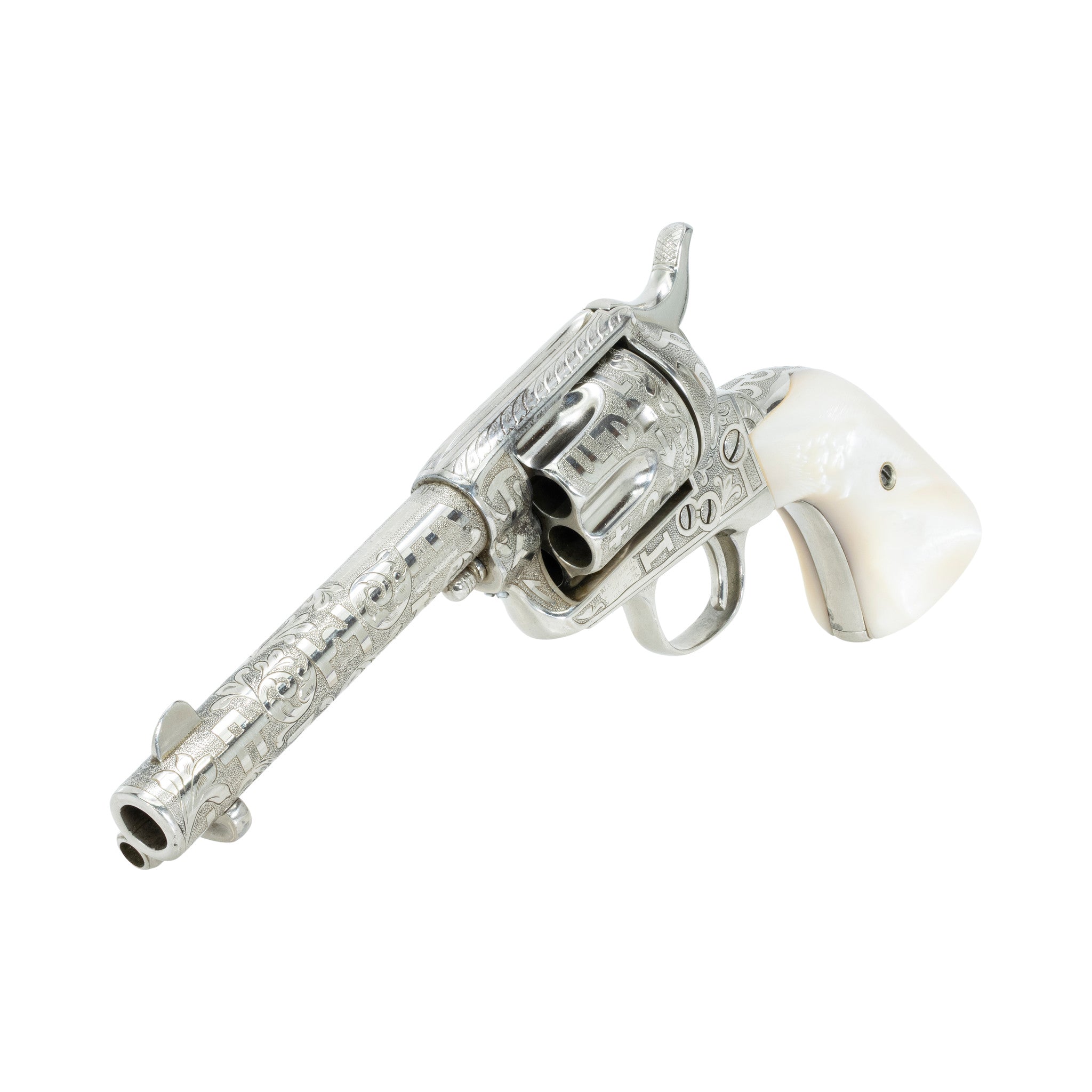 Colt Single Action Army .45 Cattle Brand Engraved, Firearms, Handgun, Revolver